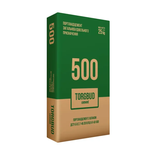 Цемент ПЦ IIA-Ш-500 (25 кг)