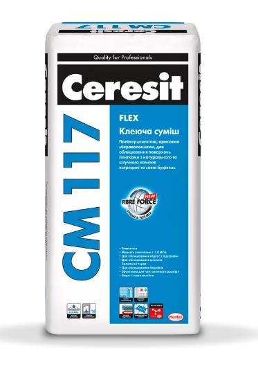 Клей для плитки Ceresit СМ 117 (25кг)