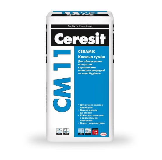 Клей для плитки Ceresit СМ 11 (25кг)